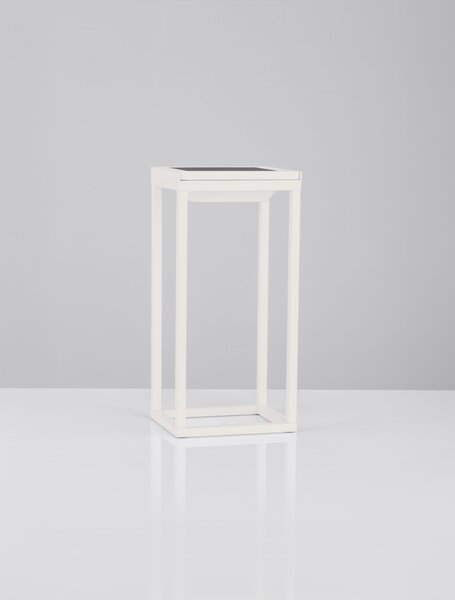 Venkovní stojací lampa Tegolo pískově bílá 2 W
