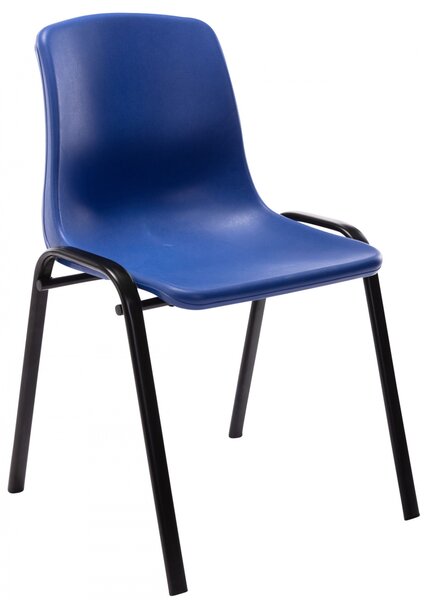 Stohovatelná plastová židle Nowra - Modrá