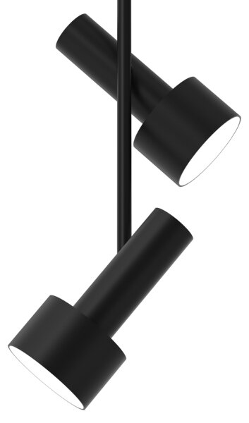 Lustr na tyči LINTERNA 2xGX53/12W/230V černá