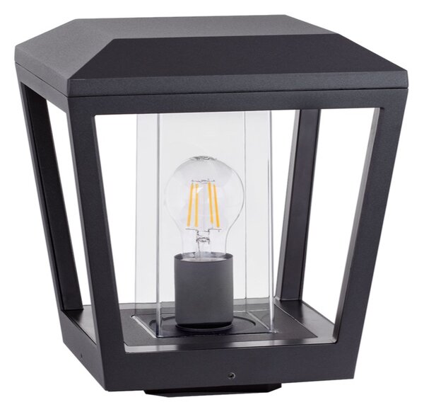 Vonkajšia stojaca lampa Opu tmavo antracitová 12 W – Šedá