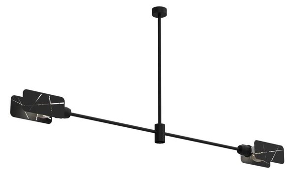 Lustr na tyči ASTRA 2xE27/60W/230V černá
