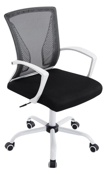 Kancelářská židle Tracy, podnož bílá - Černá