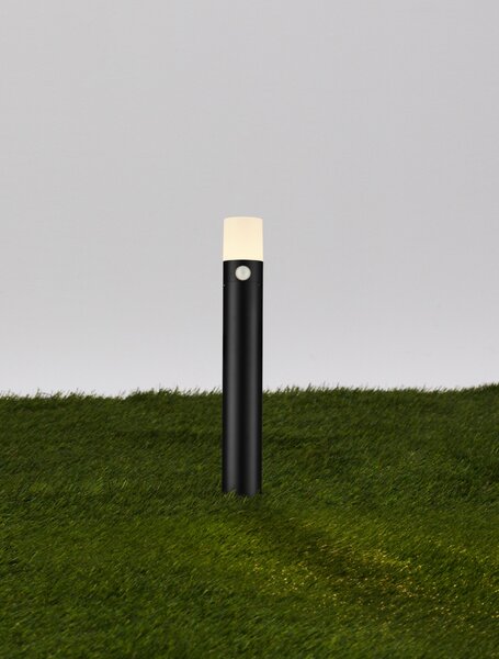 Vonkajšia stojaca lampa Paul pieskovo čierna 10 W – Černá