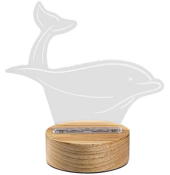 Rabalux 76002 - LED Dětská stolní lampička AKALI LED/2W/5V 3000K delfín buk