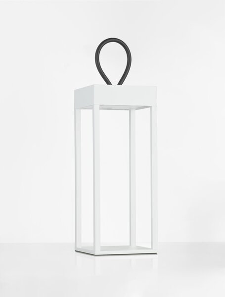 Vonkajšia stojaca lampa Lucia pieskovo biela 4 W – Bílá