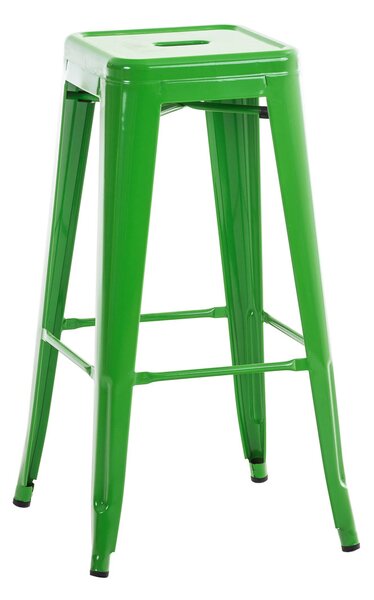 Kovová barová židle Josh - Zelená