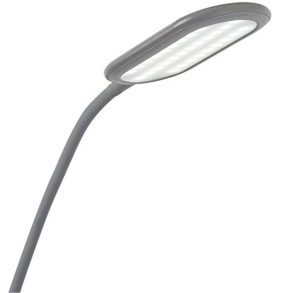Rabalux 74010 - LED Stmívatelná dotyková stojací lampa ADELMO LED/10W/230V šedá