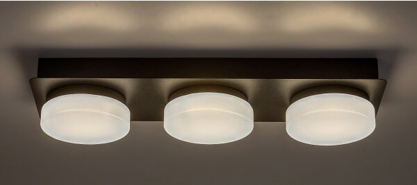 Rabalux 75003 - LED Stropní koupelnové svítidlo ATTICHUS 3xLED/6W/230V IP44