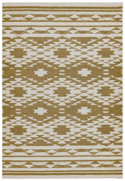 Makro Abra Kusový koberec Taza TA02 Dvě výšky vlasu béžový krémový Rozměr: 80x240 cm