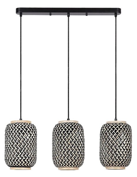 Rabalux 72093 - Lustr na lanku ADALLA 3xE27/40W/230V ratan