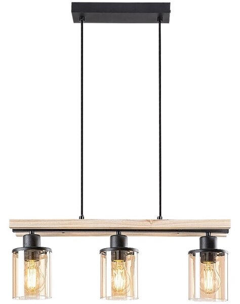 Rabalux 72083 - Lustr na lanku NIYLAH 3xE27/25W/230V