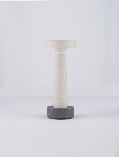 Vonkajšia stojaca lampa Cram biela 5 W – Bílá
