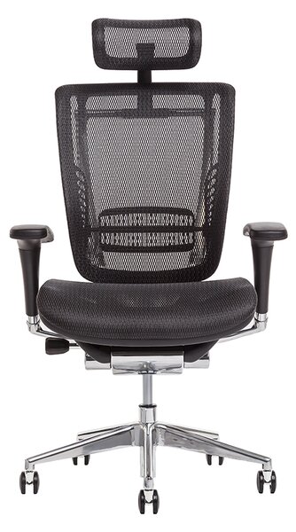 Kancelářská ergonomická židle LACERTA — více barev, nosnost 150 kg Antracit