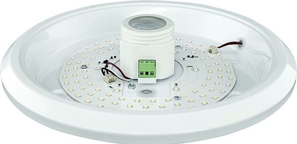 LED Stropní svítidlo se senzorem a nouzovým modulem MANA LED/12W/230V 4000K