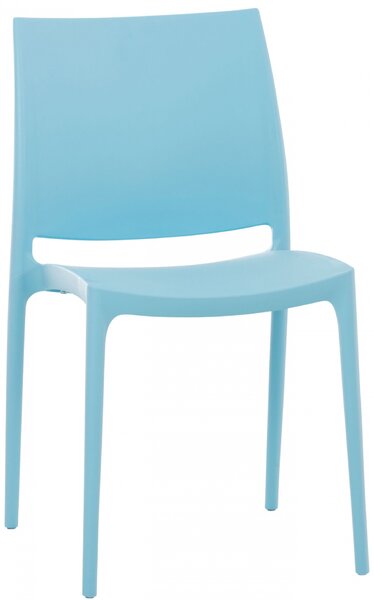 Plastová židle May - Modrá