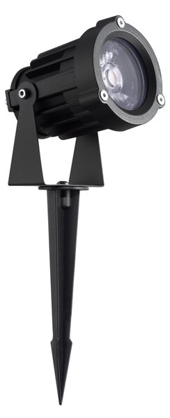 Vonkajšia stojaca lampa Quick pieskovo čierna 13 W – Černá