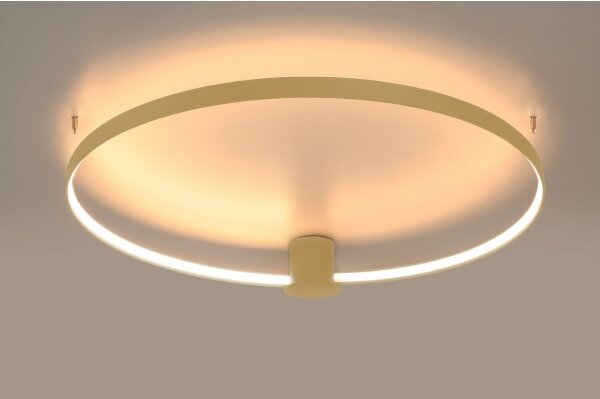 Thoro TH.224 - LED Stropní svítidlo RIO LED/50W/230V CRI90 3000K pr. 78 cm zlatá