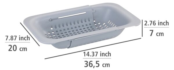 Plastový teleskopický odkapávač do dřezu Sieve – Wenko