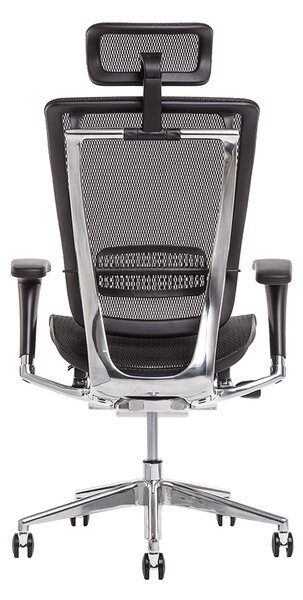 Kancelářská ergonomická židle LACERTA — více barev, nosnost 150 kg Antracit