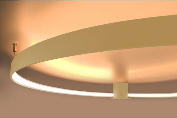Thoro TH.224 - LED Stropní svítidlo RIO LED/50W/230V CRI90 3000K pr. 78 cm zlatá