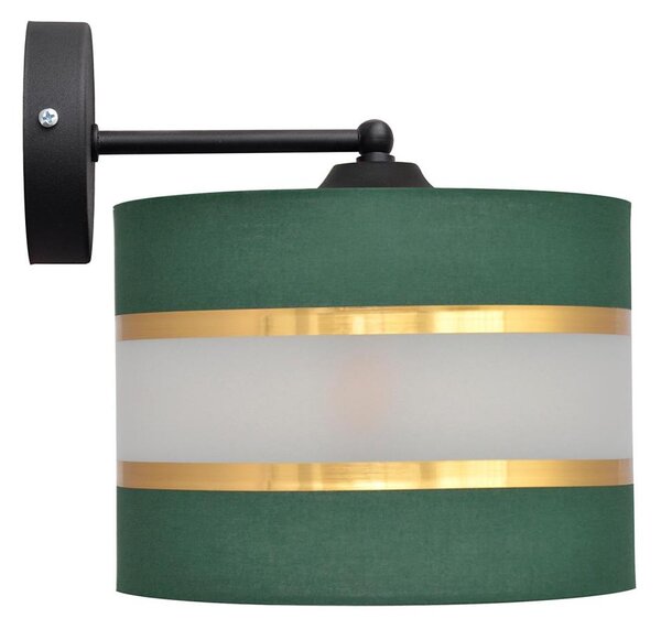 Nástěnná lampa HELEN 1xE27/15W/230V zelená/zlatá
