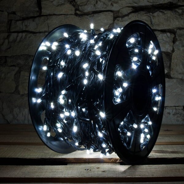 DLED SLNX1110 LED světelný řetěz - 100m, ledově bílá, 1000 diod