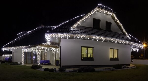 DLED SKFX005 DECOLED LED světelný řetěz FLASH, 5 m, ledově bílá, 60 diod, IP67