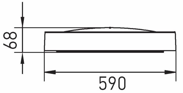 LED Stmívatelné stropní svítidlo SAMER LED/40W/230V 2900-6000K + DO