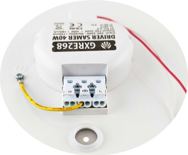 LED Stmívatelné stropní svítidlo SAMER LED/40W/230V 2900-6000K + DO