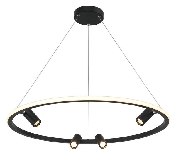 Zambelis 22013 - LED Stmívatelný lustr na lanku LED/59W/230V pr. 79 cm černá