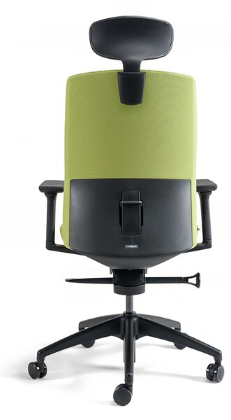 Kancelářská ergonomická židle BESTUHL J2 SP — více barev, s podhlavníkem Černá 201