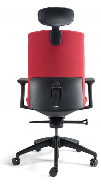 Kancelářská ergonomická židle BESTUHL J2 SP — více barev, s podhlavníkem Černá 201