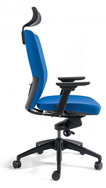 Kancelářská ergonomická židle BESTUHL J2 SP — více barev, s podhlavníkem Černá 201