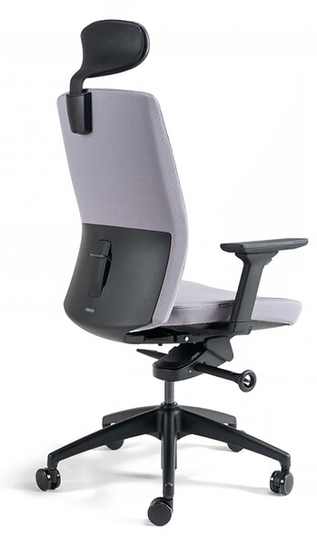 Kancelářská ergonomická židle BESTUHL J2 SP — více barev, s podhlavníkem Černá 201