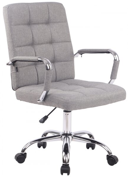 Kancelářská židle D-Pro látka - Šedá