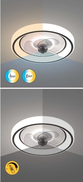 Rabalux 71009 - LED Stmívatelný stropní ventilátor HORACIO LED/67W/230V + DO