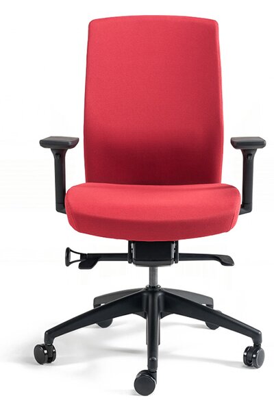 Kancelářská ergonomická židle BESTUHL J2 BP — více barev, bez podhlavníku Černá 201
