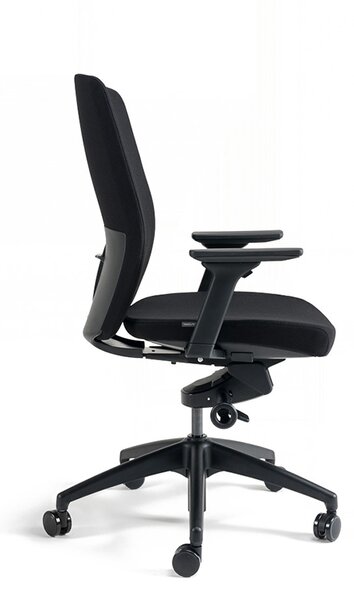 Kancelářská ergonomická židle BESTUHL J2 BP — více barev, bez podhlavníku Černá 201