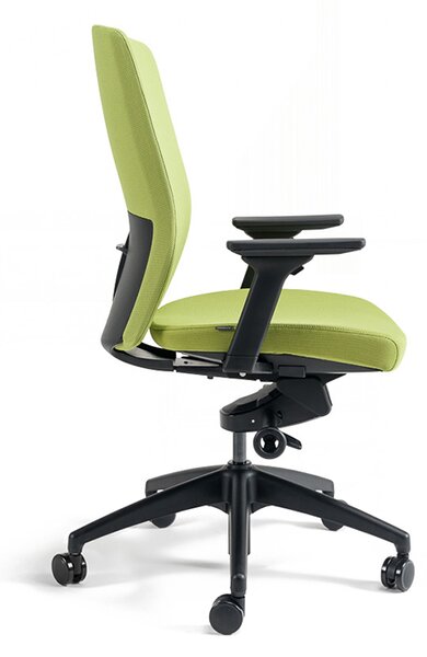 Kancelářská ergonomická židle BESTUHL J2 BP — více barev, bez podhlavníku Černá 201