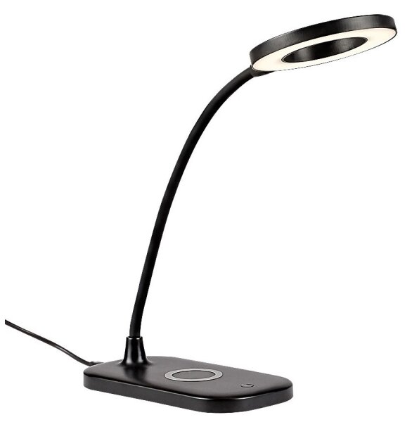 Rabalux 74013 - LED Stmívatelná dotyková stolní lampa HARDIN LED/5W/5V černá