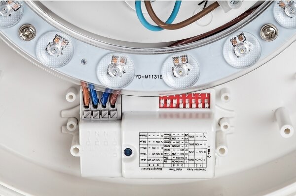 Rabalux 75012 - LED Stropní svítidlo se senzorem LARCIA LED/19W/230V IP44 bílá