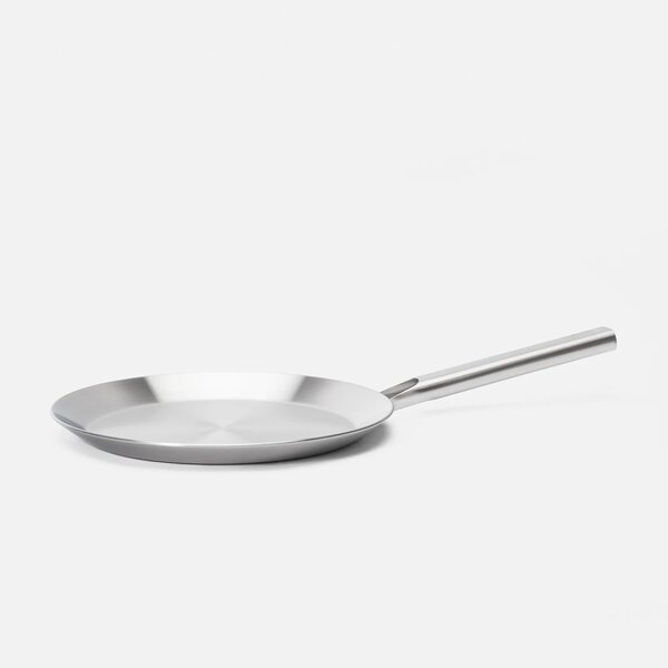 Fabini Palačinková pánev Lucca 4.0 Standard, ø 28 cm - Nerezová beznýtová pánev z vícevrstvé nerezové oceli bez poklice