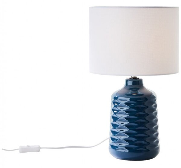 Brilliant 94569/73 Stolní keramická lampa ILYSA MODRO-BÍLÁ