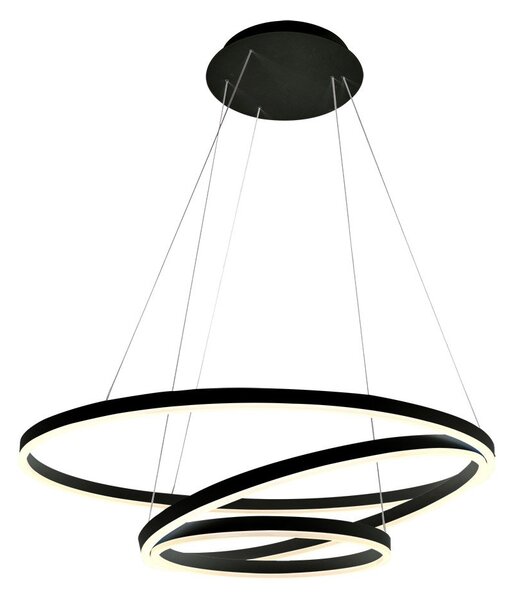 Led2 Závěsné LED svítidlo CIRCLE 3 P-Z, 136W Barva: Černá, Stmívání, řízení: 3000K/4000K TRIAC (lze použít i bez stmívání)