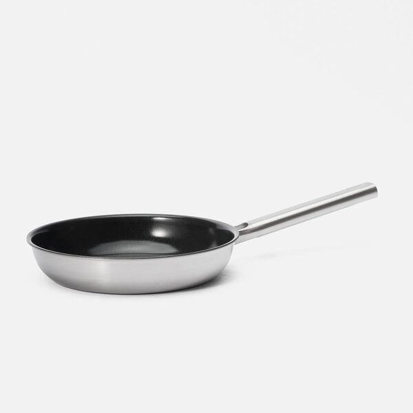 Fabini Pánev Lucca 4.0 Standard, ø 24 cm - Nepřilnavá nerezová beznýtová pánev z vícevrstvé nerezové oceli s nepřilnavým keramickým povrchem bez poklice