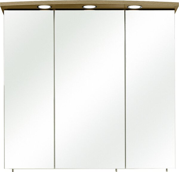 ZRCADLOVÁ SKŘÍŇKA, barvy dubu, 75/72/20 cm Xora - Zrcadlové skříňky