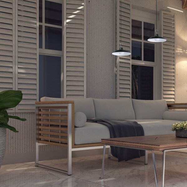 LED Stmívatelné solární závěsné svítidlo LED/6W/3,7V 800 mAh IP44 + DO