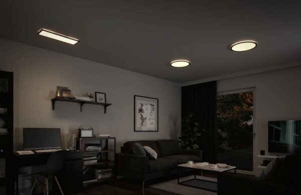Paulmann 71016 - LED/22W Stmívatelný panel ATRIA 230V 4000K černá