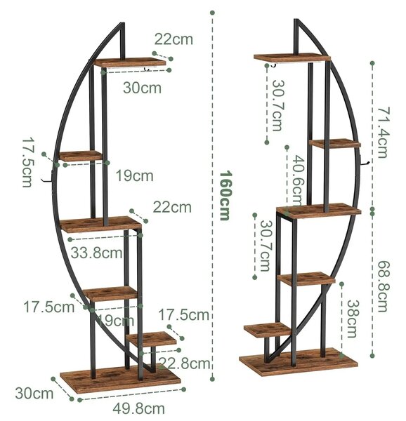 Moonflower™ Stojan Na Rostliny Ve Tvaru Půlměsíce S Osvětlením