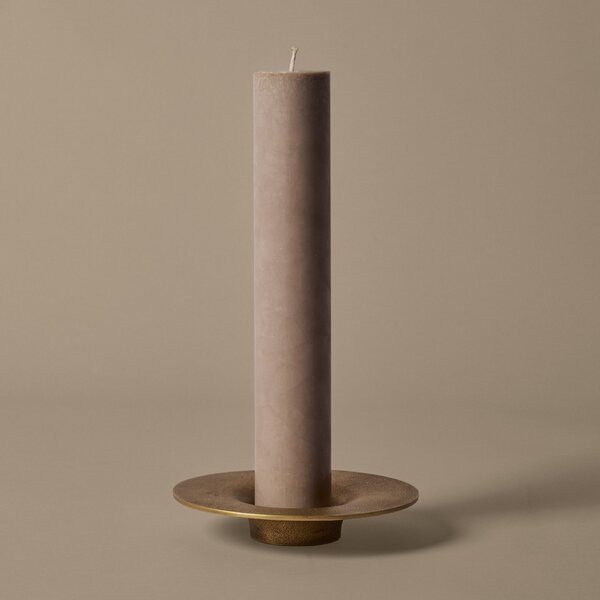 Kovový svícen Soothe Brass Finish Ø 16 cm